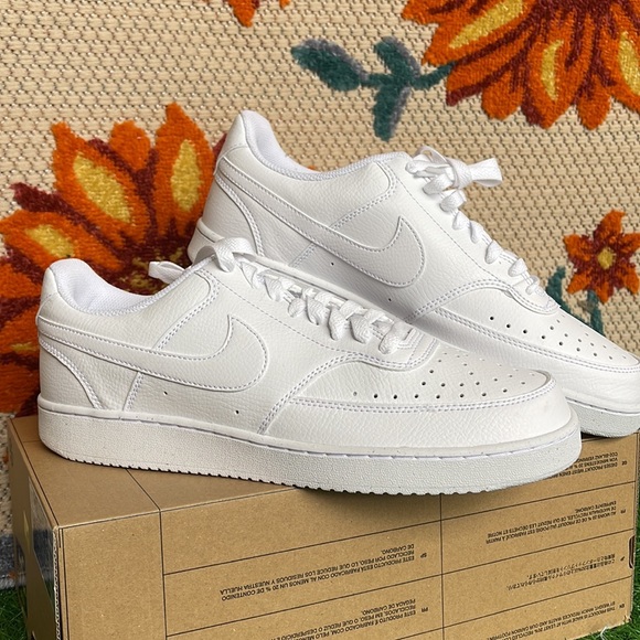 Nike Court Vision Low NEXT NATURE ‘Triple White’ Men’s sneakers - athletic shoes - Picture 12 of 16